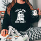 Boo sheet sweatshirt
