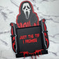 Ghostface sticky note holder