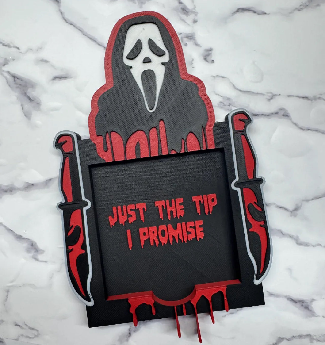 Ghostface sticky note holder