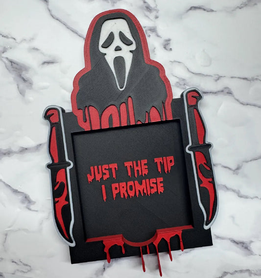 Ghostface sticky note holder