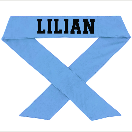 Cottontown tie headband NAME