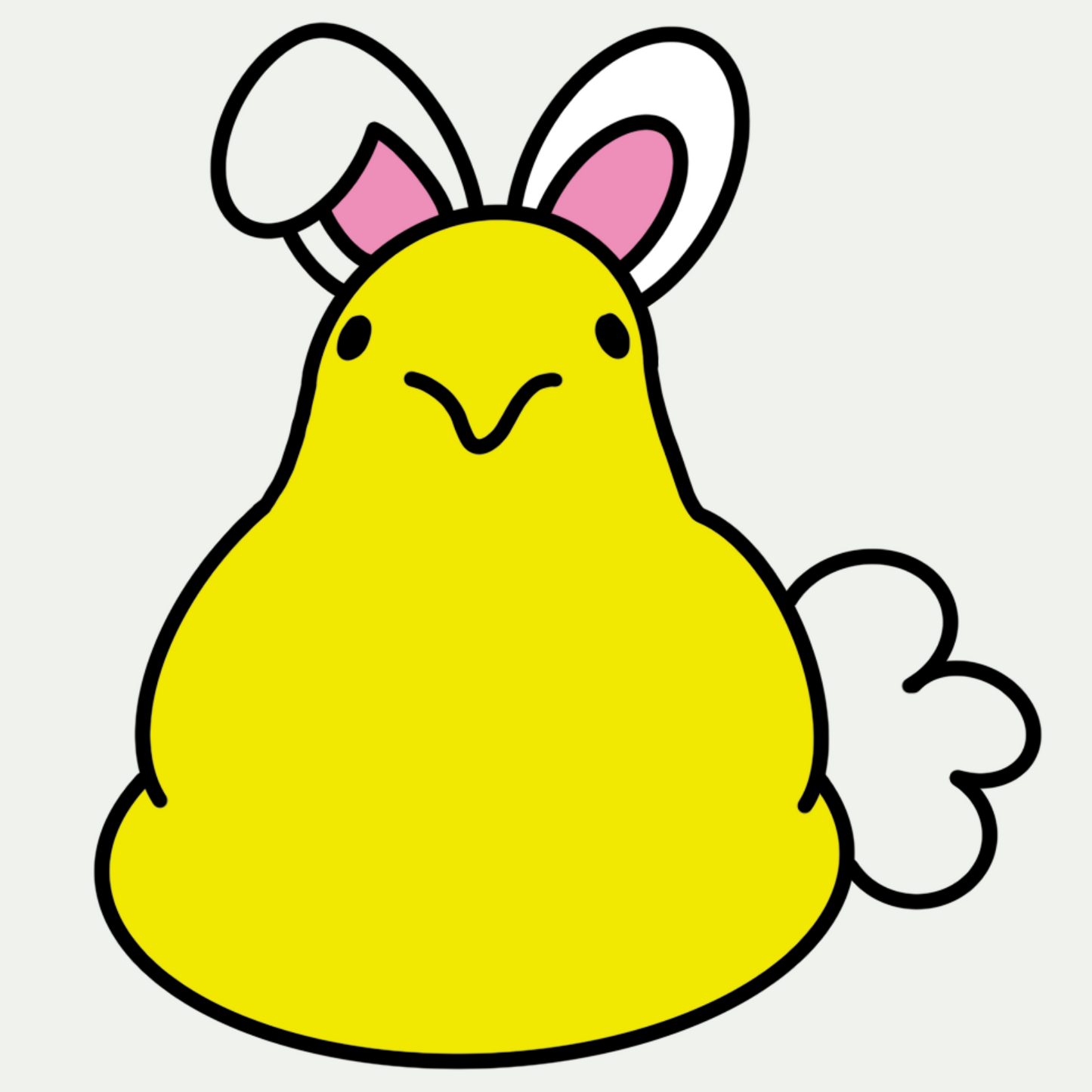 Peep chick with bunny ears