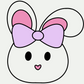 Bunny with bow