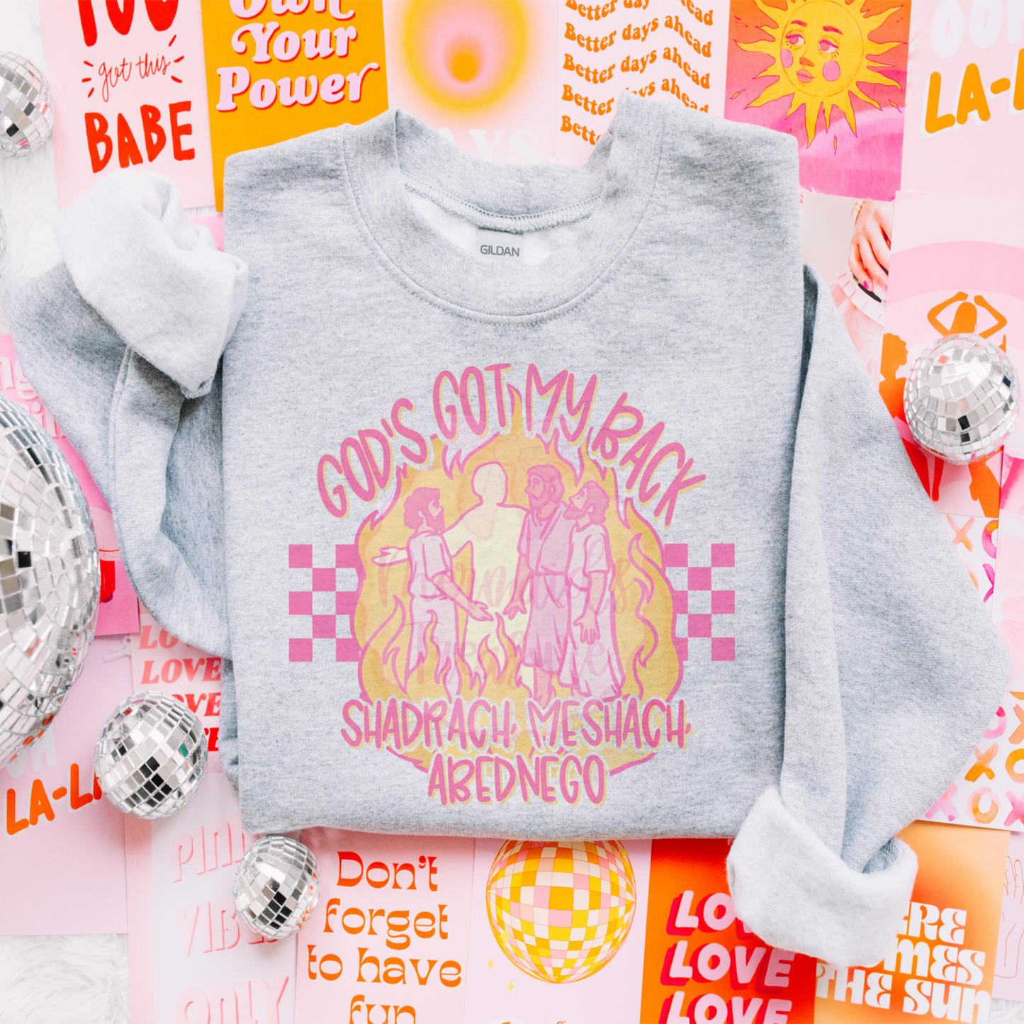 God’s got my back sweatshirt