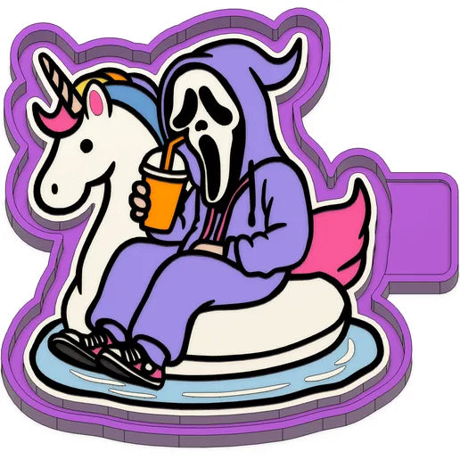 Ghostface Floatie mold