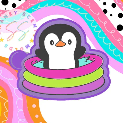 Penguin in pool mold