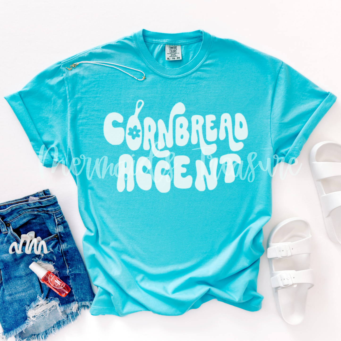 Cornbread accent tee