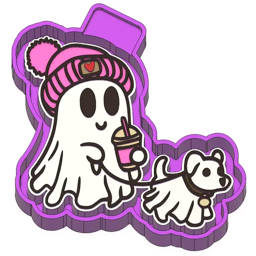 Ghost walking dog mold