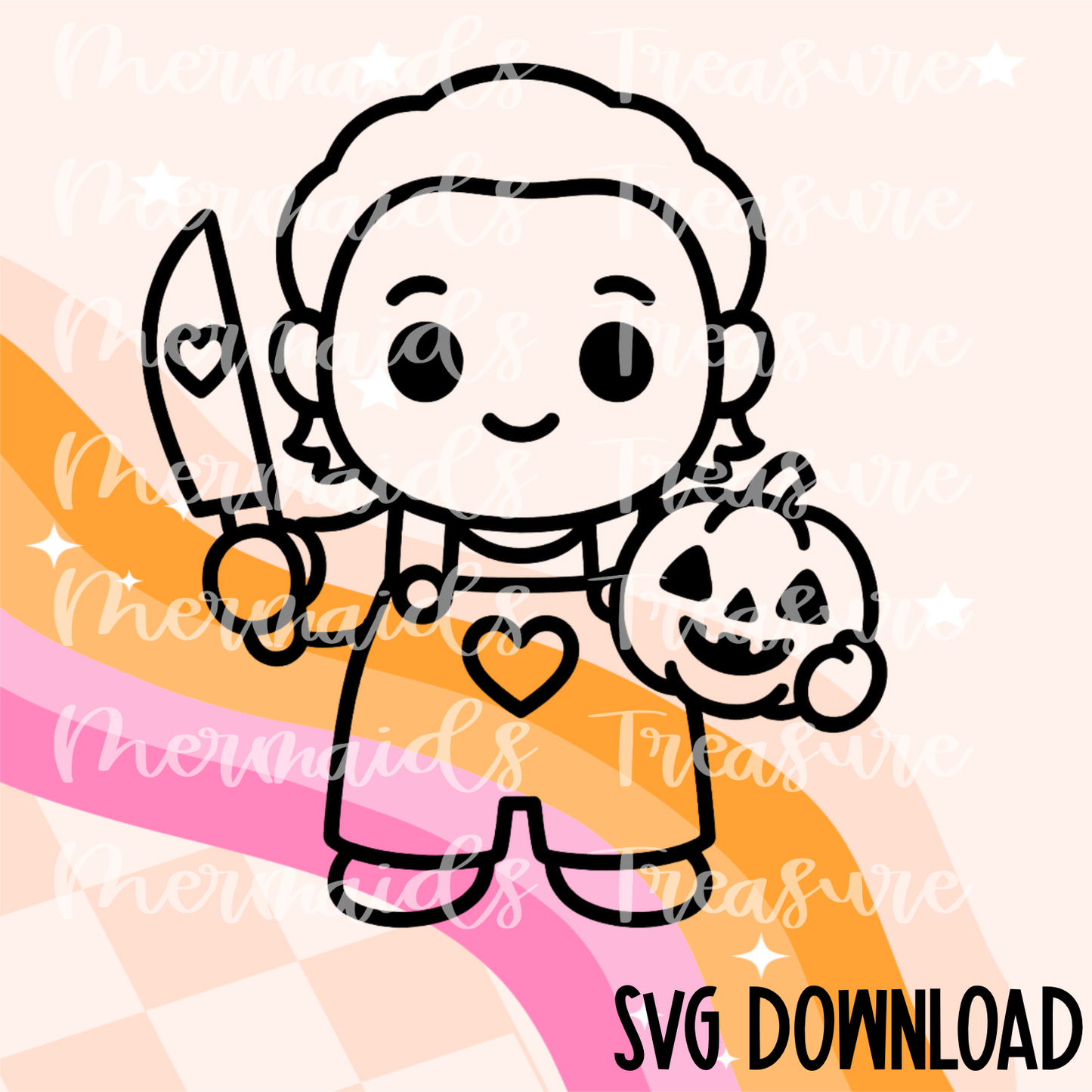 Kawaii Michael Myers SVG
