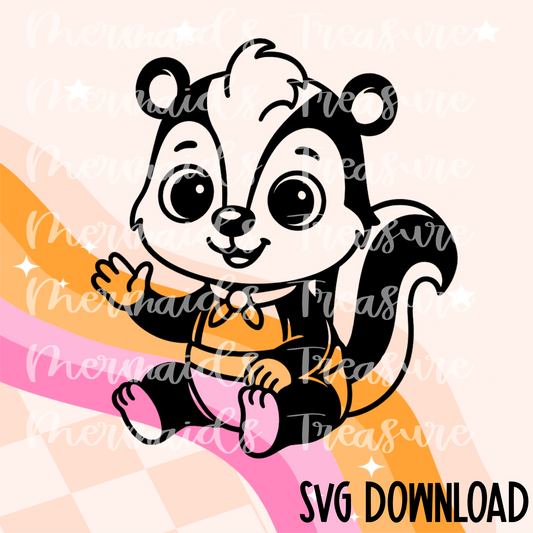 Baby skunk svg