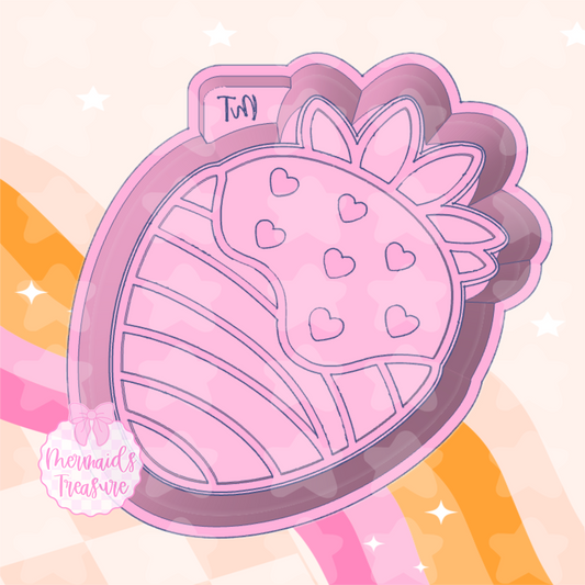 Chocolate covered strawberry mold