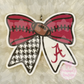 Alabama football bow freshie