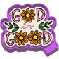 God is good floral mold