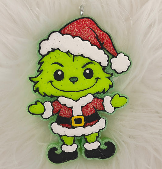 Grinch santa freshie