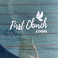 First Church decal