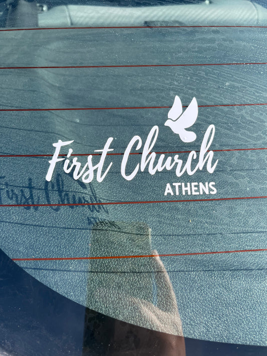 First Church decal