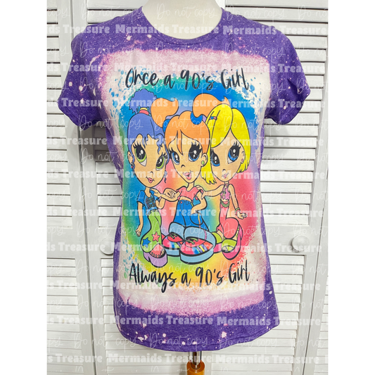 Lisa Frank 90’s girl tee