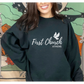 First Church sweatshirt
