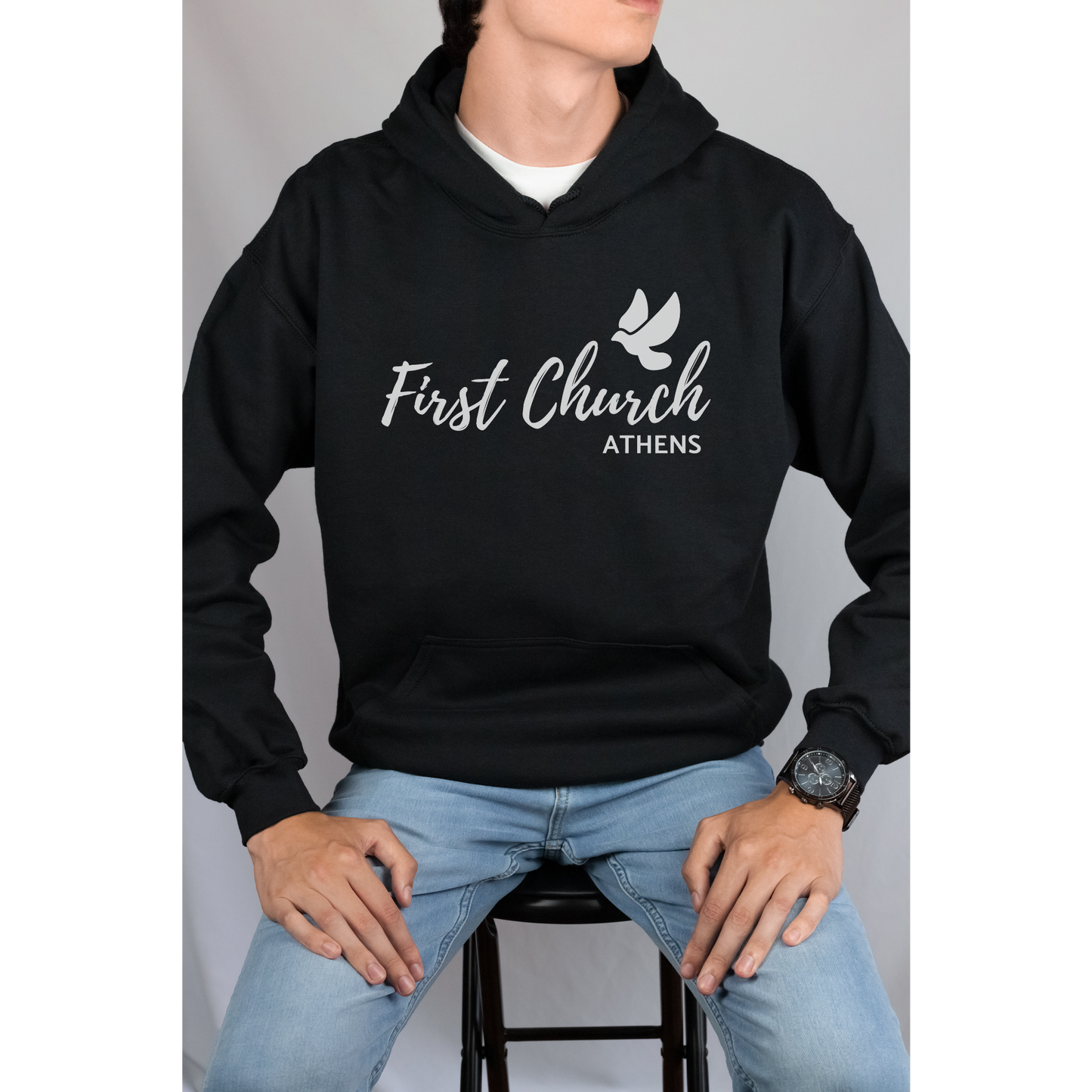 First Church hoodie